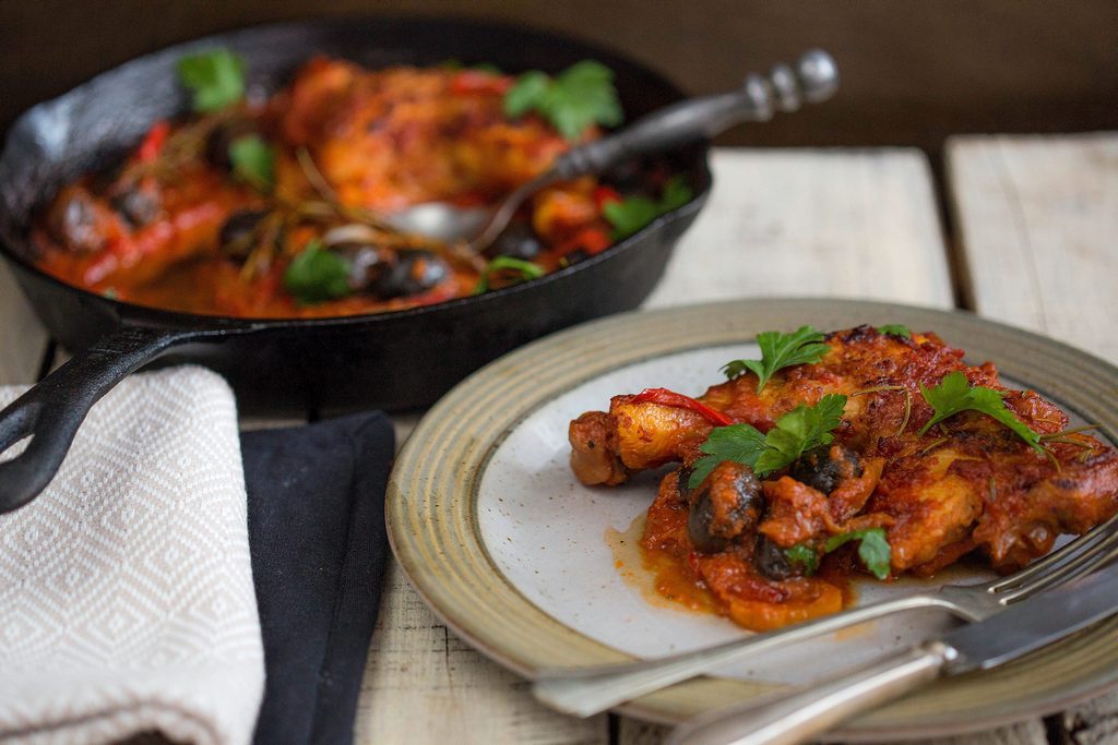 pui cacciatore cu masline pui cacciatore cu masline