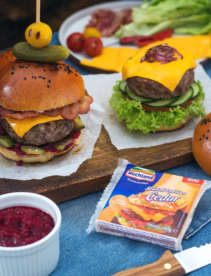 cum devine mai bun un burger. îl educi și-l faci cheesburger